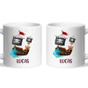 Personalised Pirate Ship Mug - Custom Name Kids Cup - Adventure on the High Seas - Ceramic or Enamel - 11oz, 6oz, or Camping Mug - NZ Made