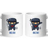 Personalised Ninja Mug - Custom Name Kids Cup - Stealth Warrior Theme - Ceramic or Enamel - 11oz, 6oz, or Camping Mug - NZ Made