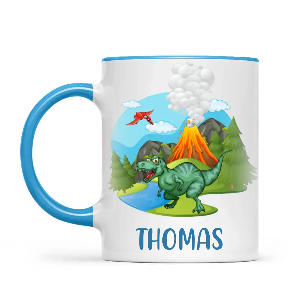 Jurassic Jungle-Personalized Kids Mug