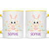 Personalised Bunny Mug - Custom Name Kids Cup - Cute Rabbit Design - 11oz or 6oz - NZ Made