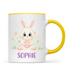 Personalised Bunny Mug - Custom Name Kids Cup - Cute Rabbit Design - 11oz or 6oz - NZ Made