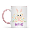 Personalised Bunny Mug - Custom Name Kids Cup - Cute Rabbit Design - 11oz or 6oz - NZ Made