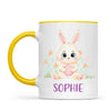 Personalised Bunny Mug - Custom Name Kids Cup - Cute Rabbit Design - 11oz or 6oz - NZ Made