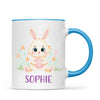 Personalised Bunny Mug - Custom Name Kids Cup - Cute Rabbit Design - 11oz or 6oz - NZ Made