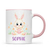 Personalised Bunny Mug - Custom Name Kids Cup - Cute Rabbit Design - 11oz or 6oz - NZ Made