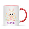 Personalised Bunny Mug - Custom Name Kids Cup - Cute Rabbit Design - 11oz or 6oz - NZ Made
