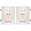 Personalised Bunny Mug - Custom Name Kids Cup - Cute Rabbit Design - 11oz or 6oz - NZ Made