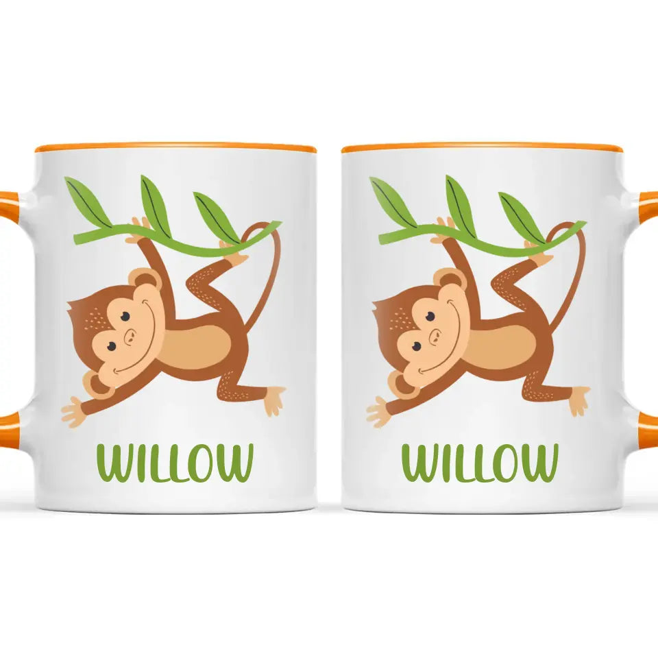 Cheeky Monkey-Personalised Kids Mug