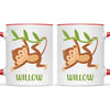 Personalised Monkey Mug - Custom Name Kids Cup - Cute Jungle Animal Design - 11oz or 6oz - NZ Made