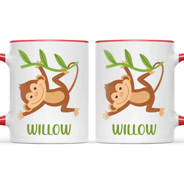 Cheeky Monkey-Personalised Kids Mug