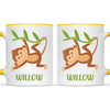 Personalised Monkey Mug - Custom Name Kids Cup - Cute Jungle Animal Design - 11oz or 6oz - NZ Made