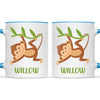 Personalised Monkey Mug - Custom Name Kids Cup - Cute Jungle Animal Design - 11oz or 6oz - NZ Made