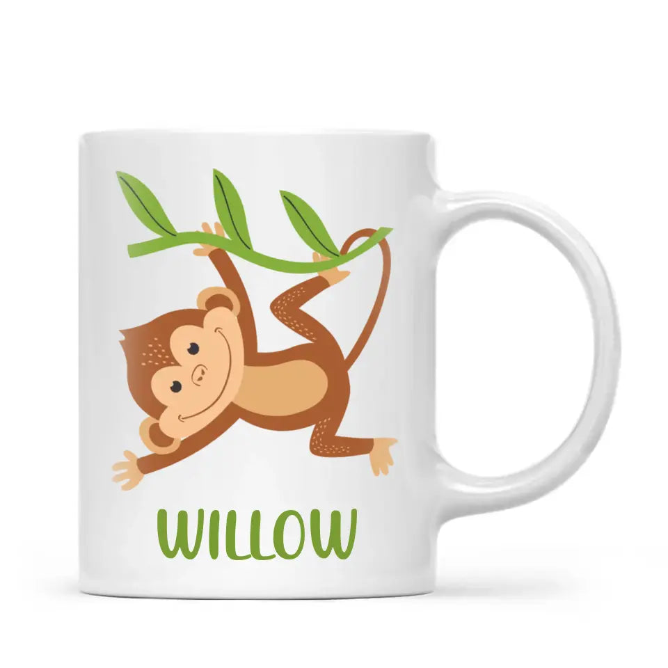 Cheeky Monkey-Personalised Kids Mug