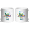 Personalised Alien Spaceship Mug - Custom Name Kids Cup - Fun Outer Space Design - 11oz or 6oz - NZ Made