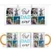 Personalised Best Dad Ever Photo Collage Mug - Custom Father’s Day Gift - 6 Photo Upload - NZ Made