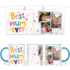 Personalised Best Mum Ever Photo Collage Mug - Custom Photo Gift for Mum - 11oz - NZ Made