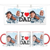 I Love Dad Personalized Mug