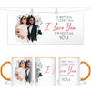 Personalised Couples Photo Mug - I Met You I Liked You I Love You - Romantic Custom Gift - 11oz Ceramic Mug - NZ Made