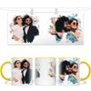 2 Photo Splash Frame Personalised Mug - Custom Photo Upload Gift - 11oz Ceramic - NZ Made