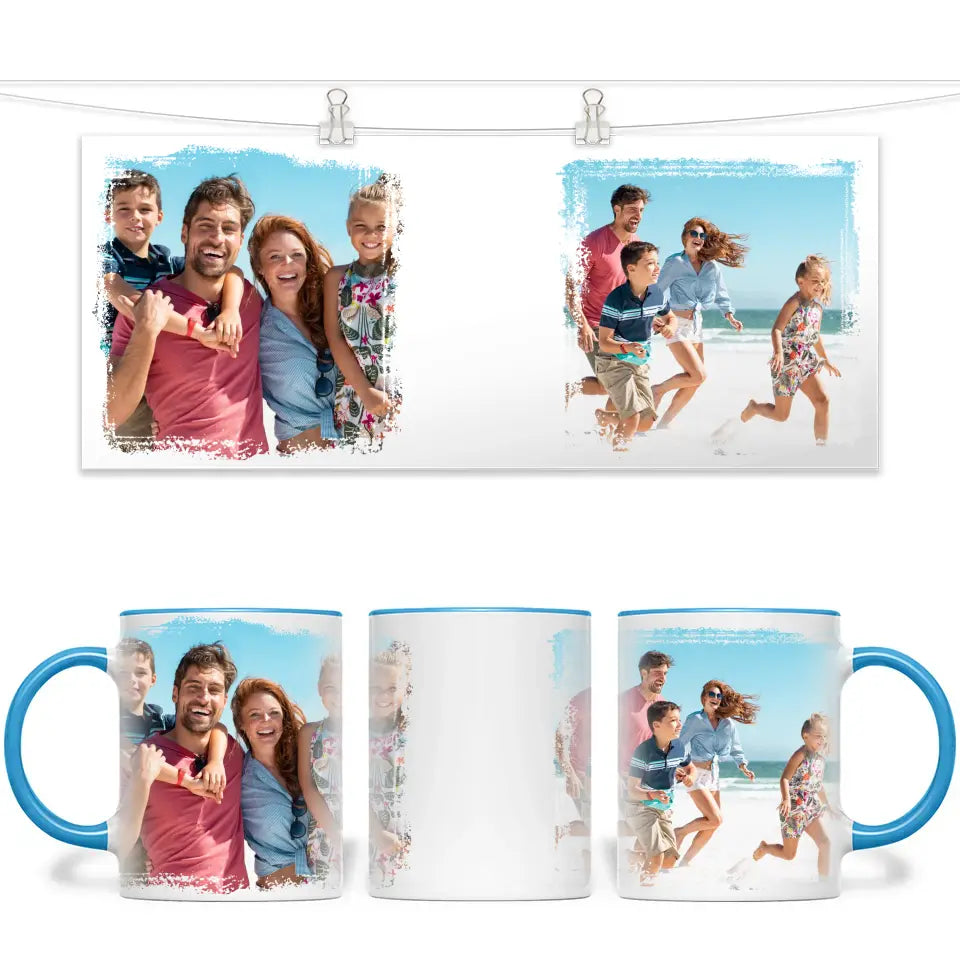 Personalised Photo Mug – Custom 11oz Coffee Cup with Your Own Photos – Unique Gift for Birthdays, Christmas, Mother’s Day & More
