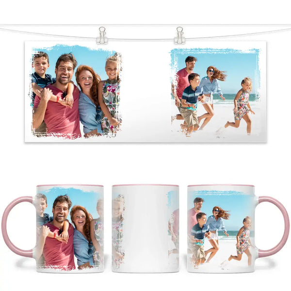 Personalised Photo Mug – Custom 11oz Coffee Cup with Your Own Photos – Unique Gift for Birthdays, Christmas, Mother’s Day & More