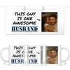 Personalised Photo Mug - This Guy is One Awesome Husband - Custom Picture Gift for Husbands - 11oz Ceramic - NZ Made