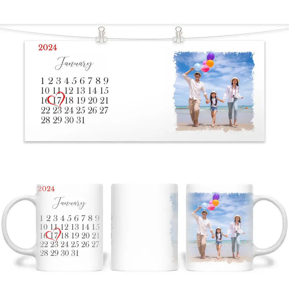Calendar Personalized Mug