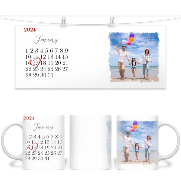 Calendar Personalized Mug