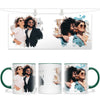 2 Photo Splash Frame Personalised Mug - Custom Photo Upload Gift - 11oz Ceramic - NZ Made