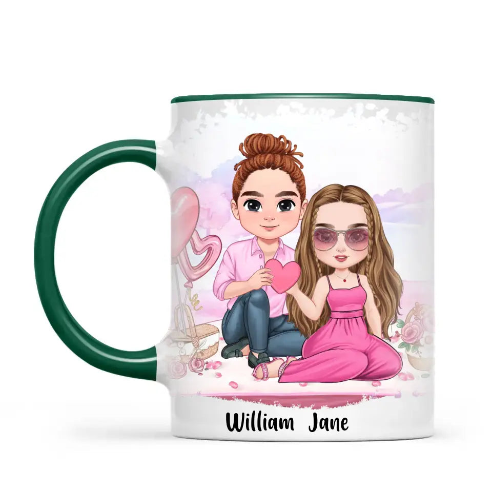 Personalised Romantic Couple Mug – Custom Love Gift for Partners