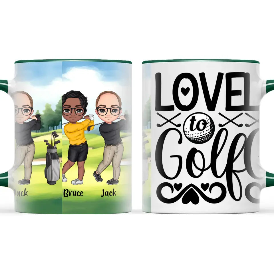Personalised Golf Mug for Men – Custom Golfers Gift