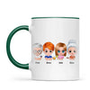 Personalised Family Mug – Cute Chibi Cartoon Style