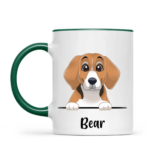 Personalised Dog Lover Mug - Choose Any Dog Breed & Name - Custom Pet Mug with Dog Quotes - 11oz Ceramic - NZ Made