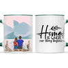 Personalised Couple & Pets Mug - Custom Name & Design - Man & Woman with Cats & Dogs - Fully Customisable - 11oz Ceramic Mug - NZ Made