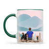 Personalised Pet Lover Mug for Men - Custom Name & Design - Man with Cats & Dogs - Fully Customisable - 11oz Ceramic Mug - NZ Made