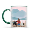 Personalised Pet Lover Mug - Custom Woman & Pets Design - Up to 4 Pets - Fully Customisable - 11oz Ceramic Mug - NZ Made