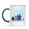 Personalised Family & Pets Mug - Custom Name & Design - Mum, Dad, Kids & Pets - Fully Customisable - 11oz Ceramic Mug - NZ Made