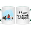 Personalised Mum & Kids Pet Mug - Custom Name & Design - Mother with Children & Pets - Fully Customisable - 11oz Ceramic Mug - NZ Made
