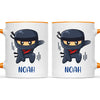 Personalised Ninja Mug - Custom Name Kids Cup - Stealth Warrior Theme - Ceramic or Enamel - 11oz, 6oz, or Camping Mug - NZ Made