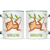 Personalised Monkey Mug - Custom Name Kids Cup - Cute Jungle Animal Design - 11oz or 6oz - NZ Made