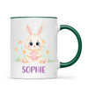 Personalised Bunny Mug - Custom Name Kids Cup - Cute Rabbit Design - 11oz or 6oz - NZ Made