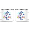 Personalised Shark Mug - Custom Name Kids Cup - Cute Underwater Ocean Design - 11oz or 6oz - NZ Made