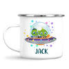Personalised Alien Spaceship Kids Mug