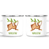 Personalised Monkey Mug - Custom Name Kids Cup - Cute Jungle Animal Design - 11oz or 6oz - NZ Made