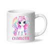 Personalised with Name, Magical Unicorn Kids Mug – Custom Unicorn Cup for Children – Available in 11oz, 6oz & Enamel Options
