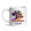 Personalised with Name, Monster Truck Adventure Kids Mug – Custom Off-Road Racing Cup for Children – Available in 11oz, 6oz & Enamel Options
