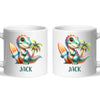 Personalised with Name, Dinosaur Kids Mug – Customised Prehistoric-Themed Cup – Available in 11oz, 6oz & Enamel Options