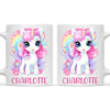 Personalised with Name, Magical Unicorn Kids Mug – Custom Unicorn Cup for Children – Available in 11oz, 6oz & Enamel Options