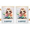 Personalised with Name, Mermaid Princess Kids Mug – Custom Ocean Fantasy Cup for Children – Available in 11oz, 6oz & Enamel