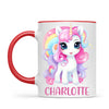 Personalised with Name, Magical Unicorn Kids Mug – Custom Unicorn Cup for Children – Available in 11oz, 6oz & Enamel Options
